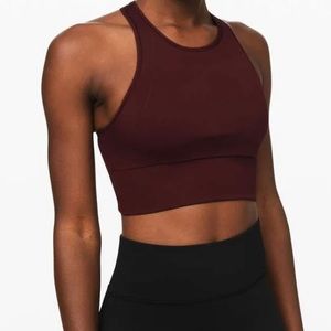 Lululemon Ebb to Train bra - Garnet - sz 4